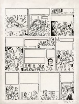 Van Dongen | Blake et Mortimer T. 31 La menace Atlante | Galerie Champaka