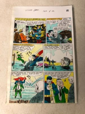 SUPERMAN FAMILY #169 ART original comic COLOR GUIDE XRAY BIZARRO LEX LUTHOR | eBay US (Buy It Now)