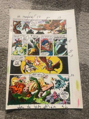 DOCTOR STRANGE #23 comic ART original color guide STARLIN NEBRES 1977 KNIGHT | eBay US (Buy It Now)