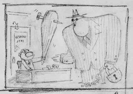 Bob Staake | Washington Post - Mafia ($45.00) | Comic Art Collective