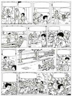 François CRAENHALS - lot 340 - Les 4 As et la coupe d‘or, planche originale Ã …
