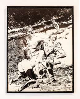 GILLON Paul (1926 2011), Les Naufragés du temps Dessin Aquarelle, encre de Chine, 50 x 66 cm. Gran… | Maison Good