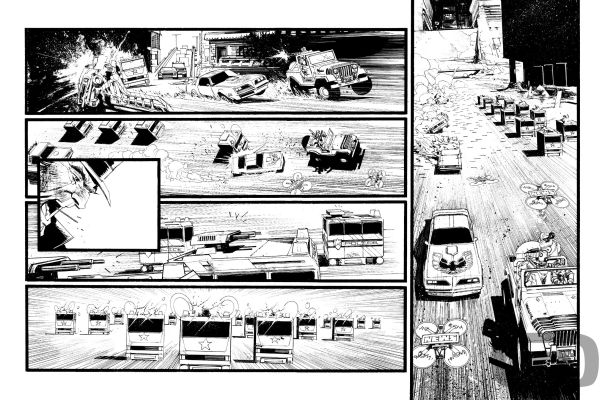 Sean Murphy | The Last Driver, Volume 3, Page 09 - Original Artwork by Sean Murphy | Pulp’s Art