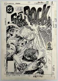 1984 Sgt. Rock #393 Cover Art Joe Kubert | Weiss Auctions