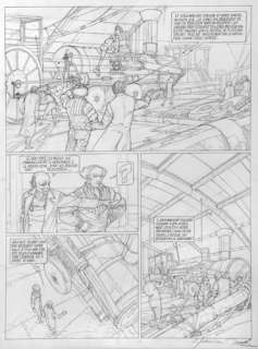 Schuiten | Métamorphoses, planche n°36 Ã  la mine de plomb … | Banque Dessinée