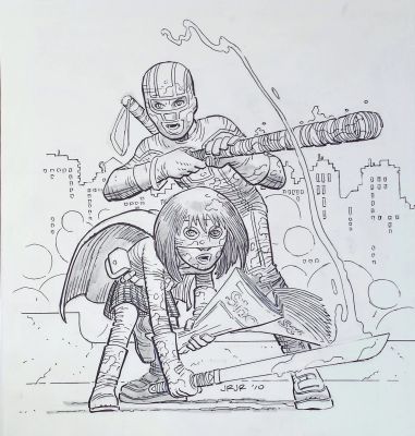 John Romita Jr | Short List Magazine #121 Cover / Kick-Ass Movie Promo (2010) | ComicArtFans Classifieds