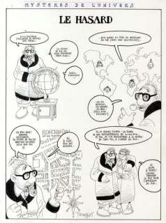 TRONCHET - Lot 313 - Raymond Calbuth tome 7 Illustration originale Ã  l‘encre de chine issue des "Mystère…