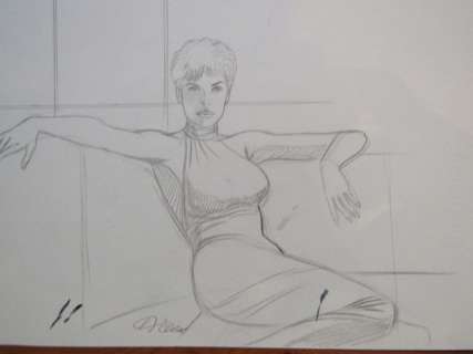 Renaud - Illustration originale - Projet pour une sérigraphie - Jessica Blandy | Catawiki