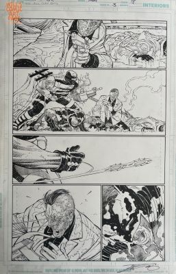 John Romita Jr. Danny Miki | All-Star Batman 3 Pg 07 (Dc, 2016) Kgbeast Dominates | Will’s Comic Art Page