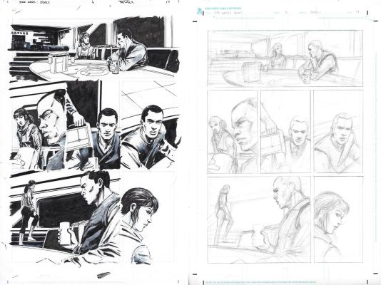 Brian Thies | Star Wars Legacy Issue 06 Page 17 | Splash Page