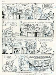 Lot #556 | Turk. Planche originale Robin Dubois | BDEnchères