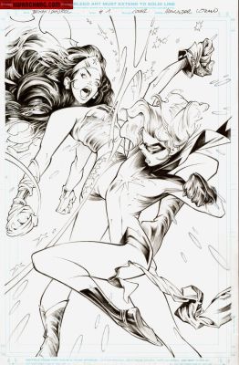 Alexander Lozano | Covers / Pinups Issue Dc Vs Marvel # 1 Page Cover | Kwan Chang