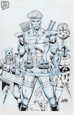 Rob Liefeld | Youngblood 1 Cover - Variant | Panel Page Art
