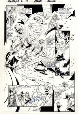 Paul Abrams Maria Beccari | Mantra Spear of Destiny - 1995 Ultraverse / Malibu Issue 2 Page 18 | Catskill Comics