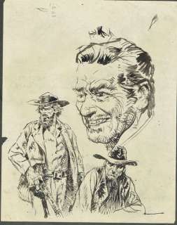 Serpieri, Paolo Eleuteri - unpublished drawing "Studio Western" - late 1970s | Catawiki