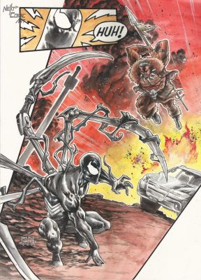 Jim Jimenez | Insomniac Symbiote Spider-Man | Next Comic Art