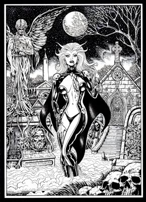 Steven Butler | Reign #1 Incredibly Detailed Cover (Comic Book Included with Cover Art!) | Romitaman