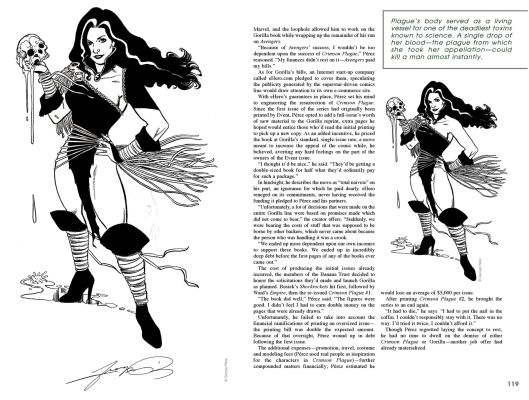 George Perez | Crimson Plague - Early Published Inside Front Cvr &Â  Poster Art (1999) | Romitaman