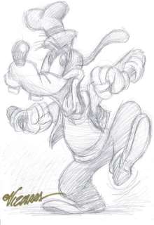Goofy By Joan Vizcarra - Original Preparatory Sketch | Catawiki