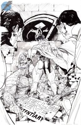 Clay Mann | Action Comics Issue 980 Page Cover | Felix Comic Art