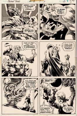Bernie Wrightson - Swamp Thing #2 P 20 (Swampthing & Arcane Swap Bodies!) 1972