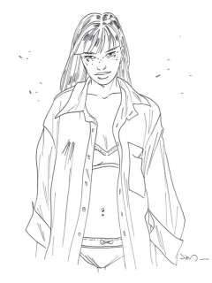 Jim (Terrasson, Thierry) - Original drawing - Marie - One night in Rome | Catawiki