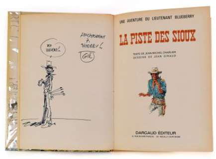 Giraud, Jean | Blueberry Dargaud La piste des sioux Album en EO,... | Cornette de St Cyr