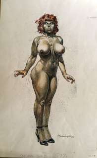 Serpieri, Paolo Eleuteri - original illustration "La Mutante" | Catawiki