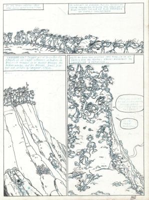 David Edouard & Ptiluc | PLANCHE ORIGINALE 46 TOME 2 de RAT’S Quand pousse le bitume | Galerie Napoléon