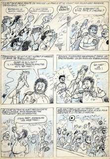 Pellos, René (1900-1... | LES PIEDS NICKELÉS. Encre de Chine, feutre et rehauts... | Coutau Bégarie