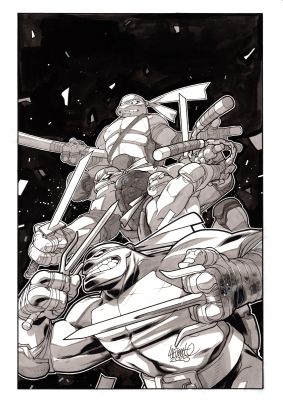 David Lafuente - Teenage Mutant Ninja Turtles #12 Variant Cover E