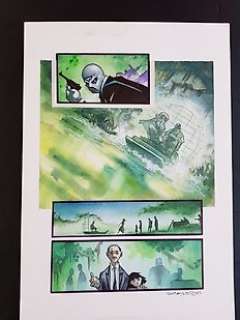John K. Snyder III - Original Art Watercolor Page - Green Lantern: Brightest Day, Blackest Night - Page 26 - (2002) | Catawiki
