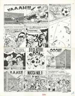 Lot 539 - Devos. Planche originale Génial Olivier