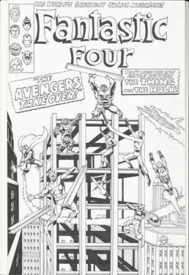 Fantastic Four #26 11 X 17 Original Cover Homage Art By Mitch Ballard | eBay US (Buy It Now)