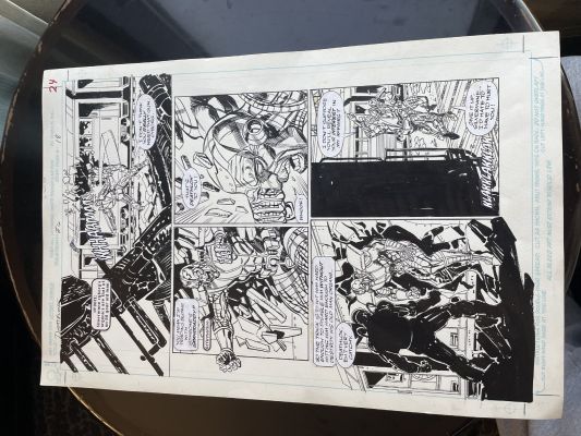 Denys Cowan, Mike Manley | Deathlok #6 P.18 - All Deathlok Large Art - 1991 | Anthony’s Comic Book Art
