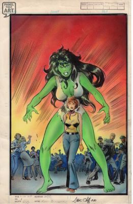 John Buscema - She Hulk 1 Cover - Sold At Oax!