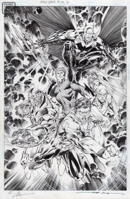 Jim Lee - Justice League 10 Page 16 Splash