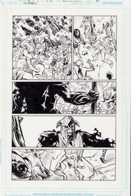 Karl Moline | Starro #1 Pg.19 - Interior Page - 2005 | Anthony’s Comic Book Art