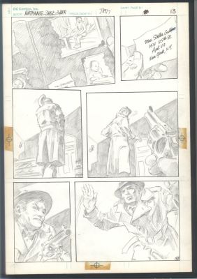 Gene Colan | Classic Noir Gene Colan Pencil Page - Nathaniel Dusk on the Case - Printed From the Pencils Issue Nathaniel Dusk # 3 Page 10 | Koch Comic Art