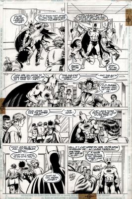 Murphy Anderson Curt Swan | Batman: a Word To the Wise #1 P 15 (Murphy Anderson Inks! Batman Sees the Joker with Gun Take Hostages!) 1992 | Romitaman