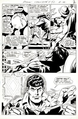 Dick Dillin, Sid Greene | Atom & Hawkman #42 P 2 (Great 1960S Atom Battling in Every Panel!) 1968 | Romitaman