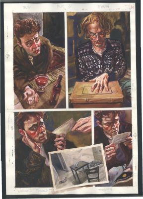 Dan Brereton | Dan Brereton Painted Art - Large - Clive Barker’s Dread - Bar Room Encounter Issue Dread Page 3 | Koch Comic Art