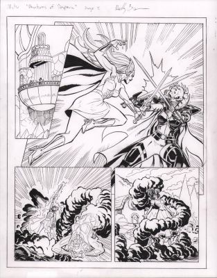 Reilly Brown - Masters of the Universe Origins Toy Pack-in Minicomic ‘Phantoms of Despara‘ P.5 - She-Ra Clashes with Despara - Signed - 2025