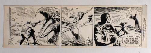 1979 Barry Fujitani Flash Gordon Original Art | Bruneau & Co. Auctioneers