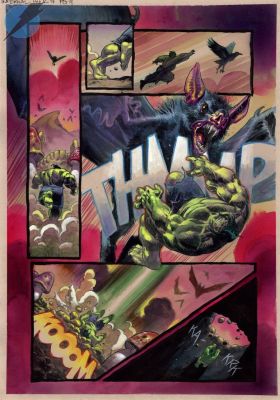 Nic Klein | The Infernal Hulk Issue 4 Page 9 | Felix Comic Art