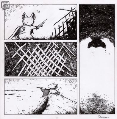 David Peterson | Mouse Guard 1 Page 16 | Panel Page Art