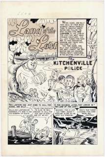 228: Olive Bailey The Kitchenville Police comic art | Russ Cochran