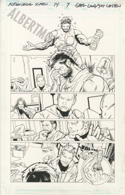 Greg Land | Astonishing X-Men Issue 14 Page 7 | Albert Moy
