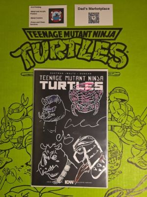 Original Art Escorza Bros 4×sketch Shredder, Krang, Bebop, Rocksteady With coa | eBay US (Buy It Now)