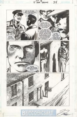 David Lloyd | J For Jenny Real War Stories Pg 34 By David Lloyd & Garth Enni Issue 1 Page 34 | BritComicsArt